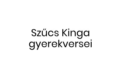 Szűcs Kinga gyerekversei logo